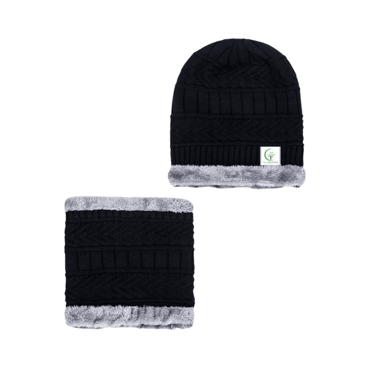 ALLSEASONS Fleece Beanie & Neck Gaiter (12-pack)