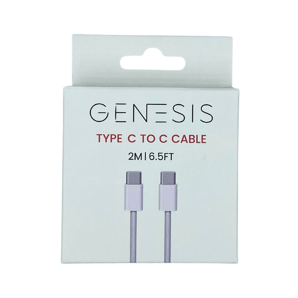 GENESIS 6.5ft. Type C to C Cables (24-pack)