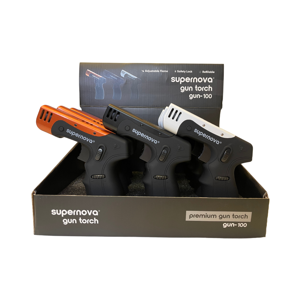 Supernova Gun Torch Lighter (12-Pack)