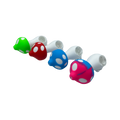 Silicone 4.5" Mushroom Hand Pipe (4-Pack)