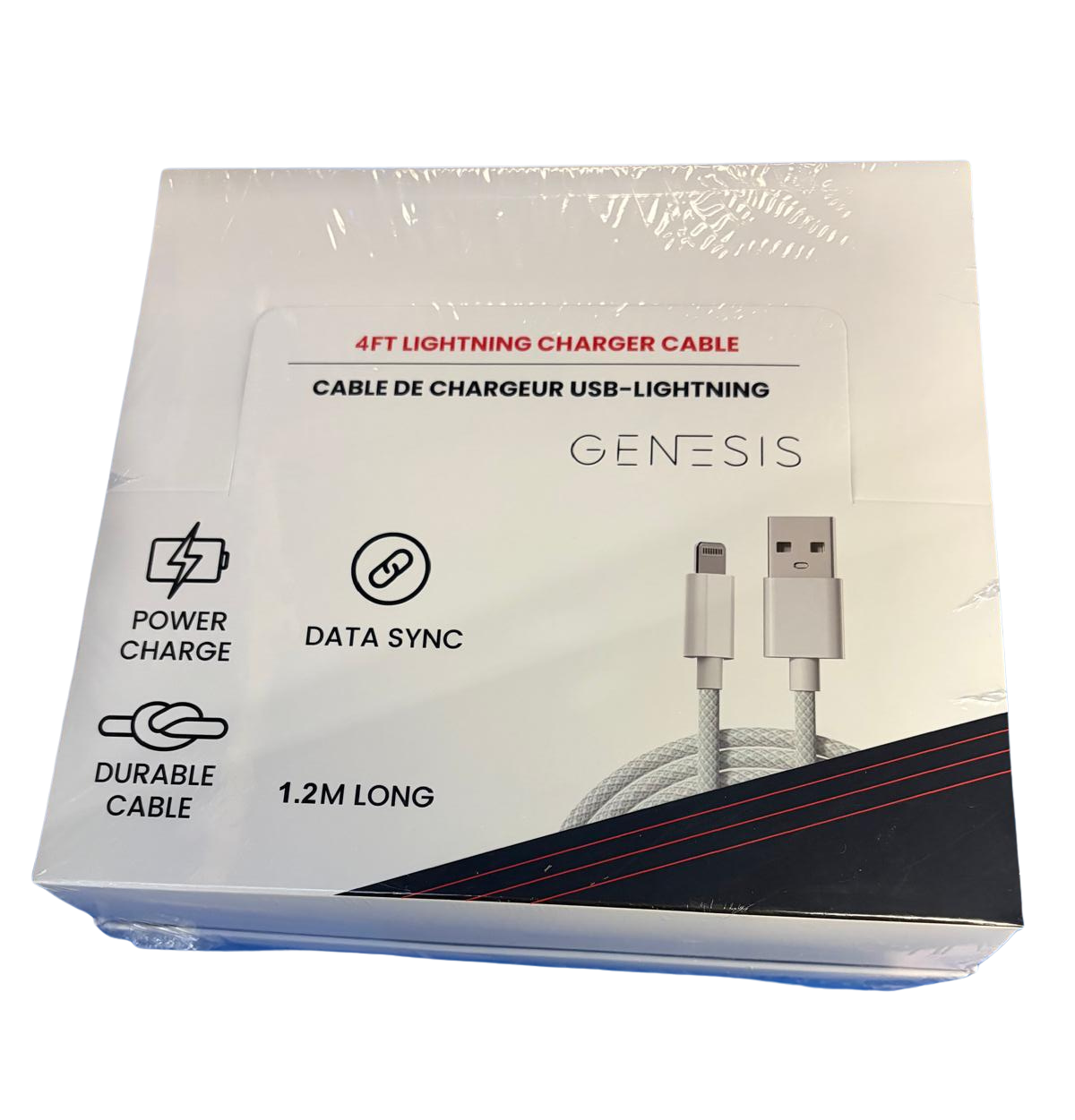 GENESIS 4ft. ios Charging Cable (24-pack)
