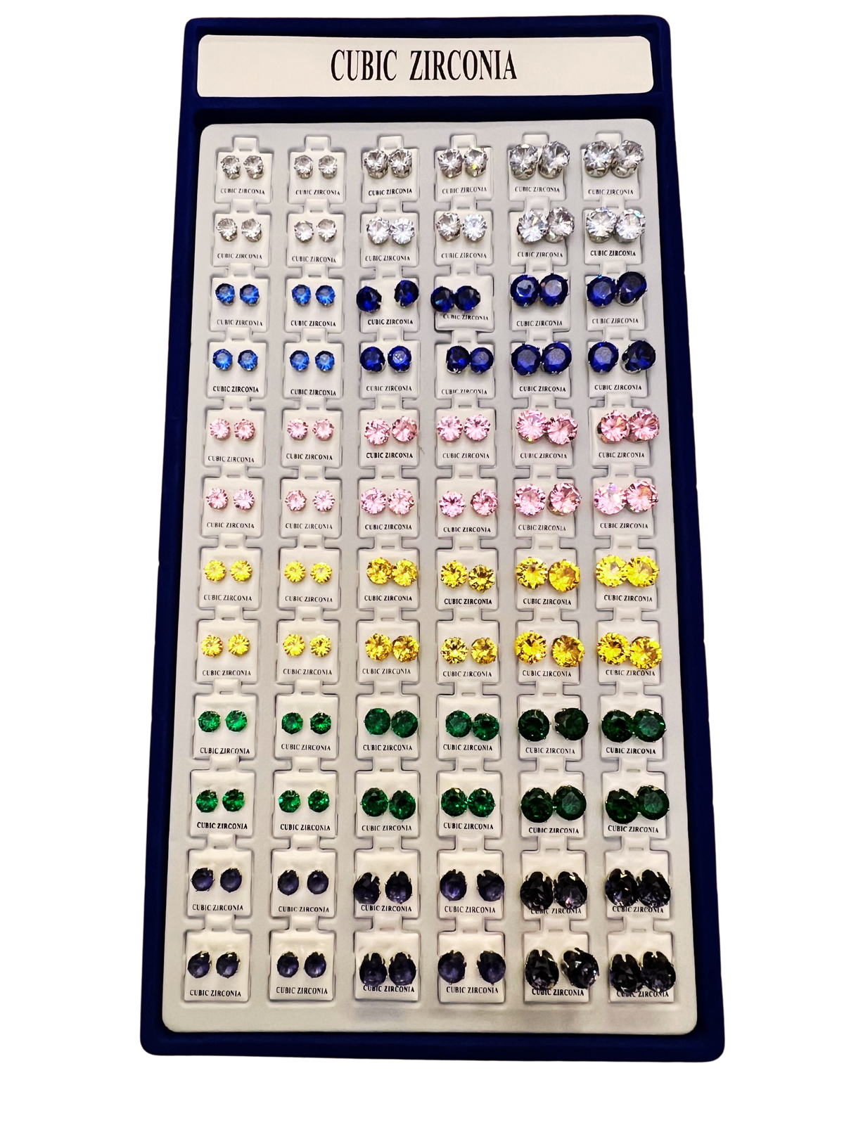 Cubic Earrings (Colour)
