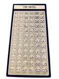 Cubic Earrings (White)