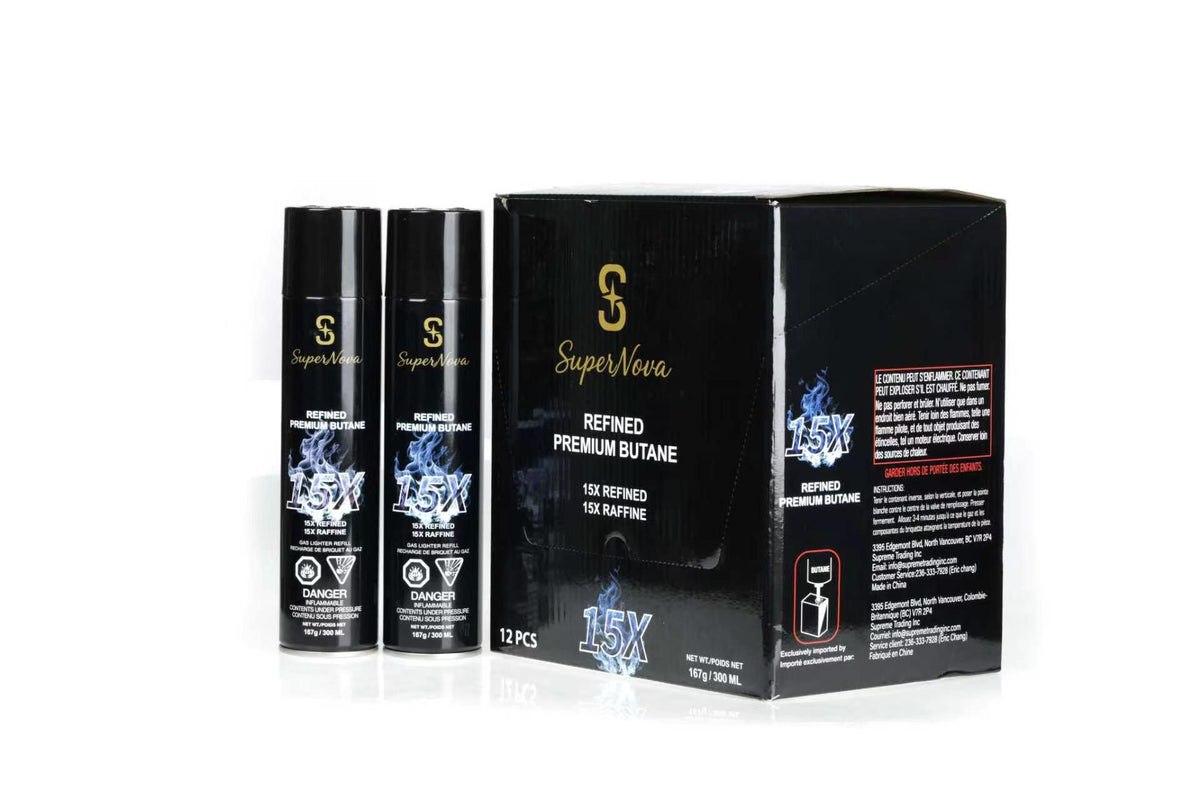 Supernova Butane Gas 300ml (12bottles/display)