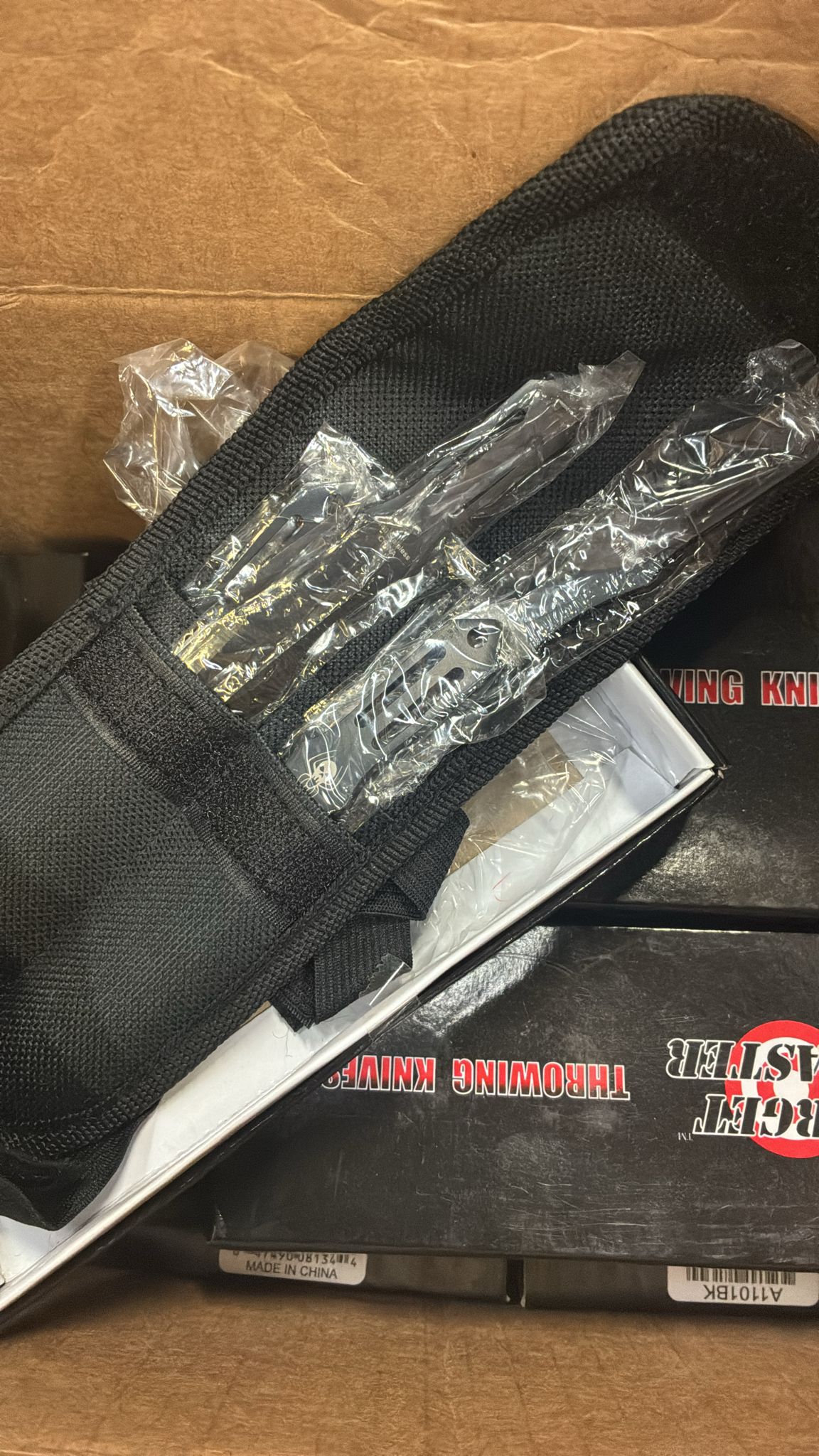 Black Throwing Knife