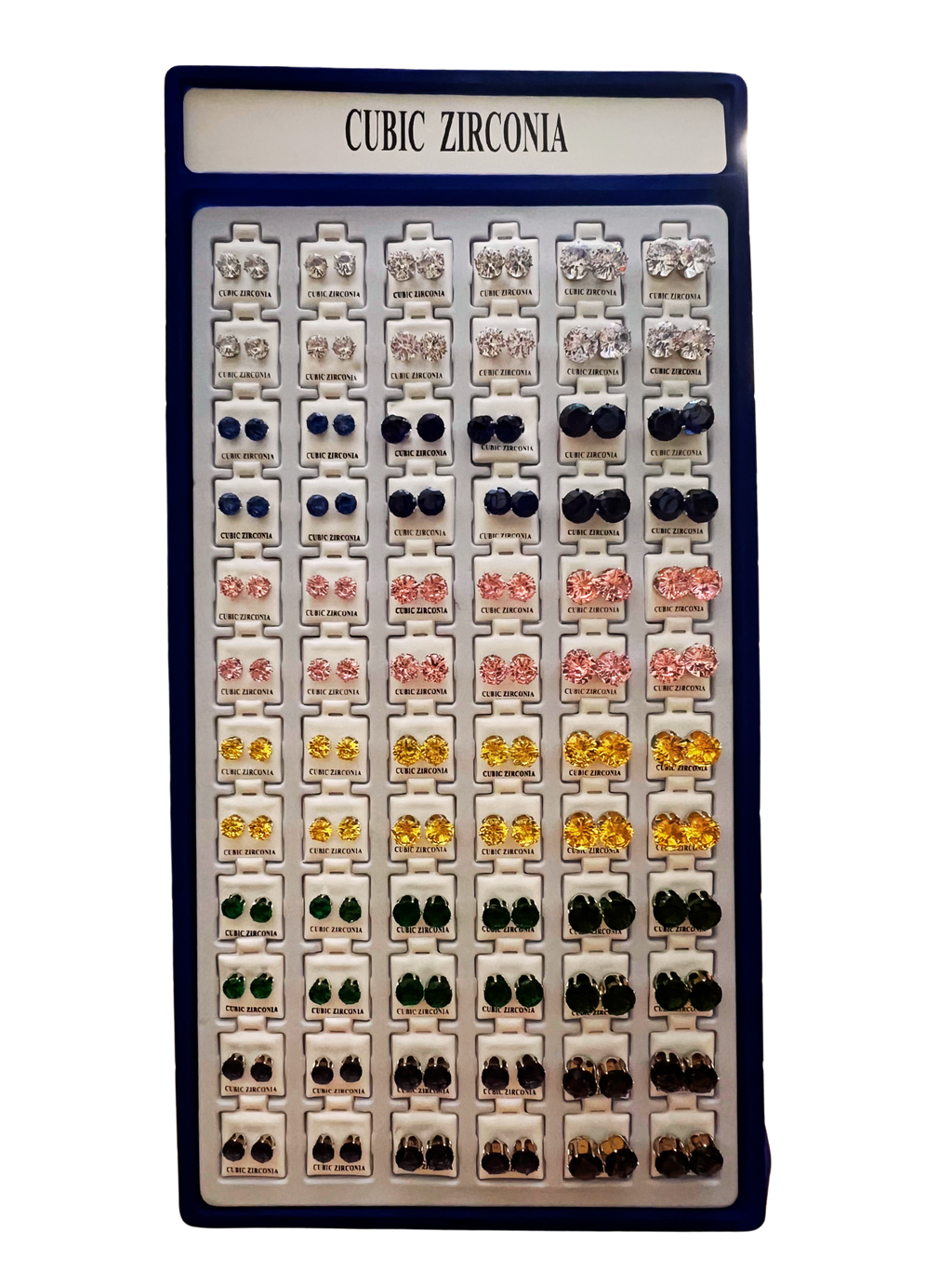 Cubic Earrings (Colour)