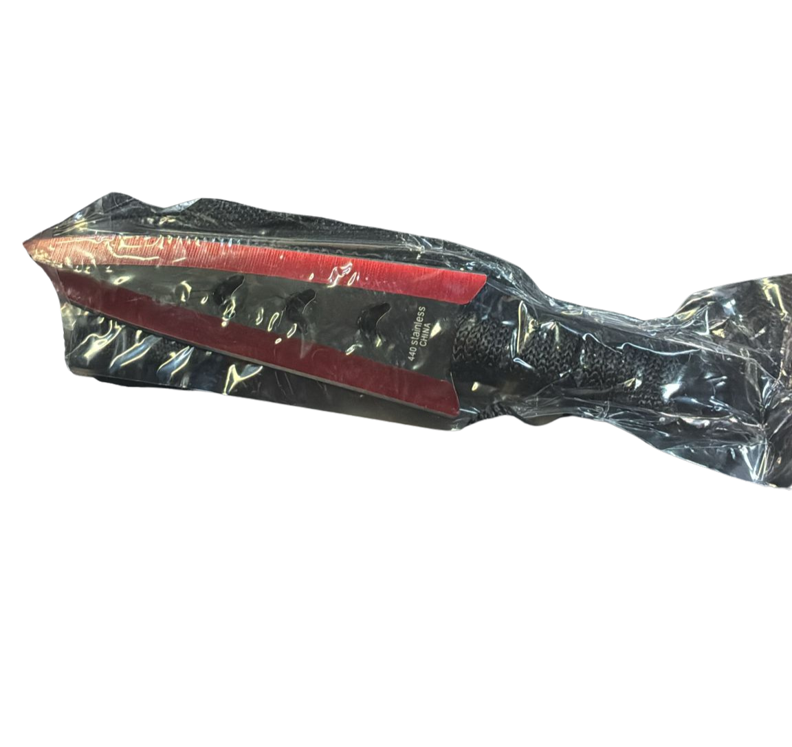 Red 3-Piece Throwing Knives
