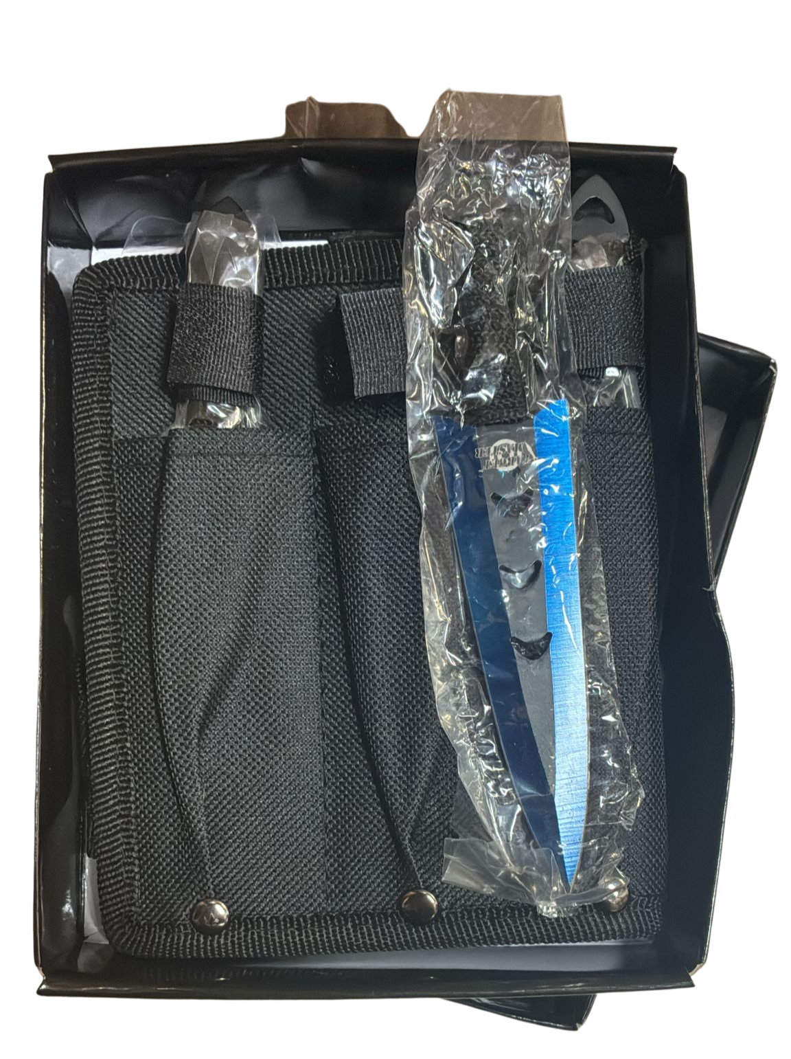 Blue 3-Piece Throwing Knives